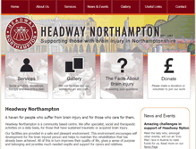Tablet Screenshot of headwaynorthampton.org.uk